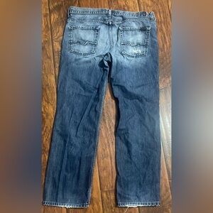 7 For All Mankind Dark Blue Bootcut slouchy Jeans